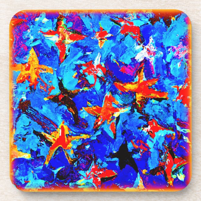 Galactic Stars Dreams. Buy Now Coaster (Front)