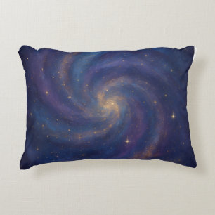 Galactic Swirl Accent Pillow