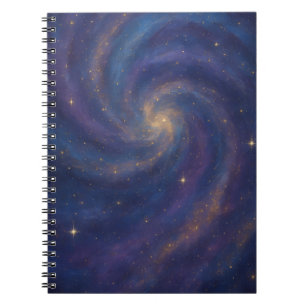 Galactic Swirl Notebook