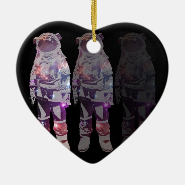 Galactic Traveller Ceramic Ornament (Front)