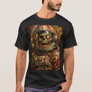 Galactic Undead: Zombie Astronaut Graphic Tee
