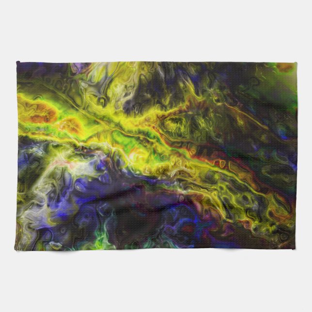 Galactic Vapours Kitchen Towel (Horizontal)