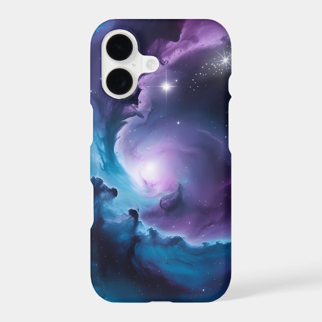 Galactic Vortex – Vibrant Cosmic Nebula Art Phone  Samsung Galaxy Case (Back)