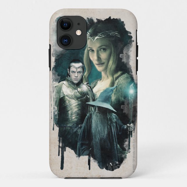 Galadriel, ELROND™, & Gandalf Graphic Case-Mate iPhone Case (Back)