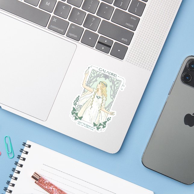 Galadriel Light of Valinor Graphic (Laptop w/ iPhone)
