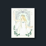 Galadriel Light of Valinor Graphic Canvas Print<br><div class="desc">Step into the radiant grace of Middle-Earth™ with this exquisite Lord of the Rings™ design inspired by Galadriel™. Illustrated in an elegant, Art Nouveau–inspired style, she stands poised and luminous, holding a phial of the Light of Valinor with serene strength and quiet authority. Flowing golden hair, delicate Elven adornments, and...</div>