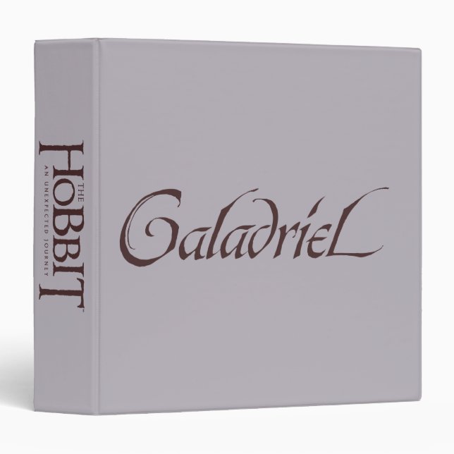 Galadriel Name Solid Binder (Front/Spine)