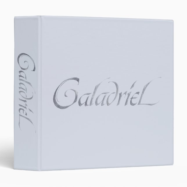 Galadriel Name Textured Binder (Front/Spine)