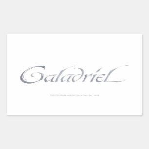 Galadriel Name Textured Sticker
