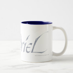 Galadriel Name Textured Two-Tone Coffee Mug