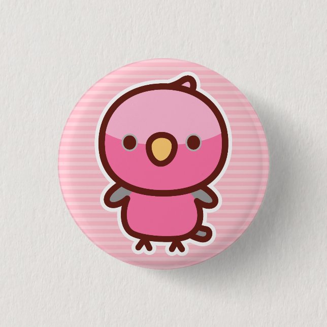 Galah 1 Inch Round Button (Front)