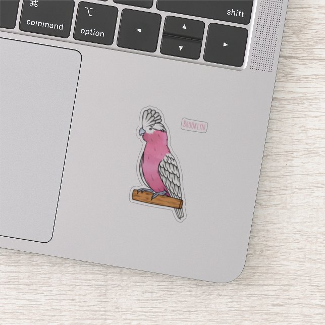 Galah bird cartoon illustration  (Detail)