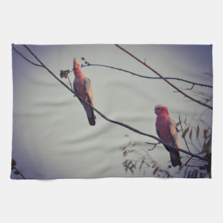 Galah birds in tree 3 kitchen towel