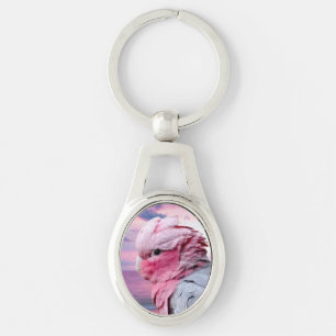 Galah Cockatoo Keychain