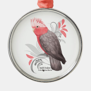 Galah Cockatoo Metal Ornament