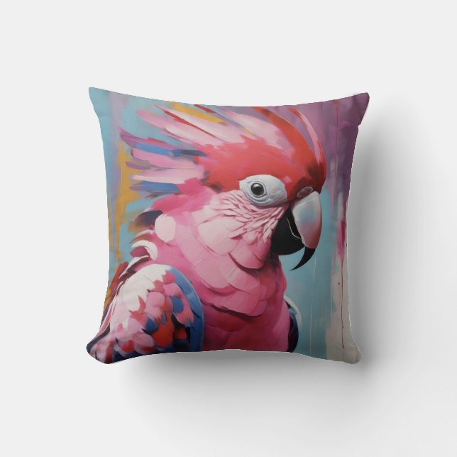Galah Parrot Cushion (Front)