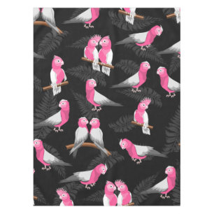 Galah pink cockatoo pattern tablecloth