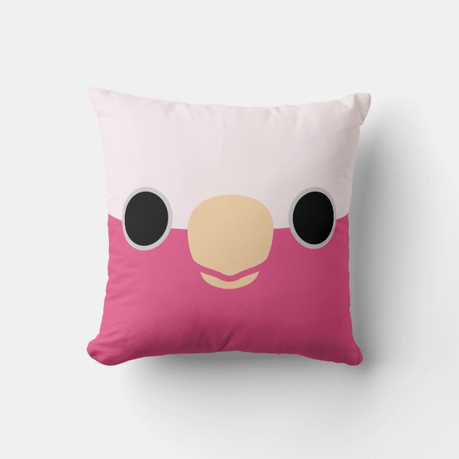 Galah Throw Pillow (Front)