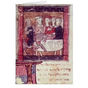 Galahad comes to Arthur