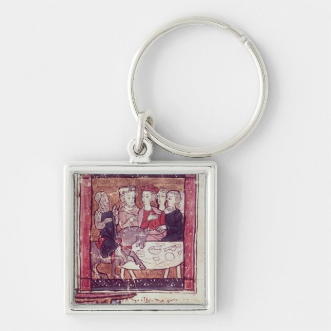 Galahad comes to Arthur Keychain (Front)