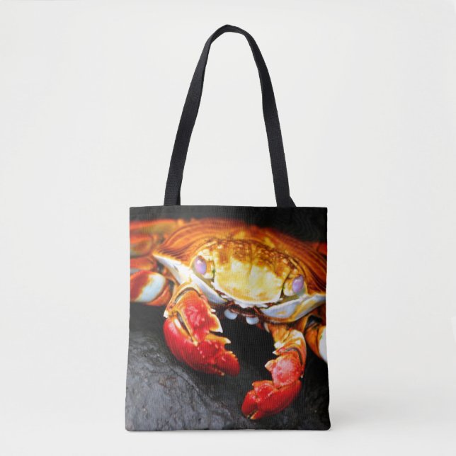 Galapagos Crab Tote Bag (Front)