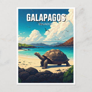 Galapagos Giant Tortoise Carte postale