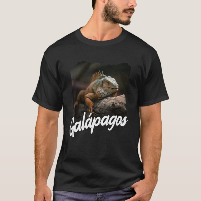 Galapagos Islands Ecuador Iguana Islas Galapagos 5 T-Shirt (Front)