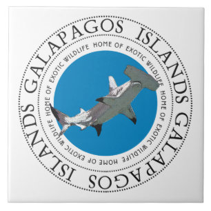 Galapagos Islands Hammerhead Shark Tile