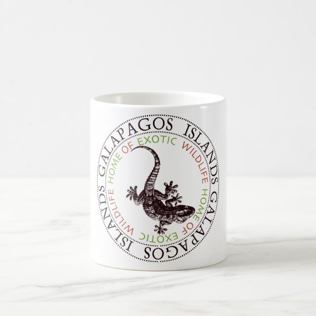 Galapagos Islands Lizard Mug (Center)