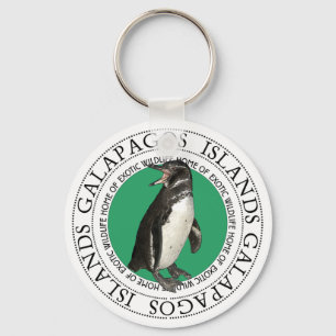 Galapagos Islands Penguin Keychain