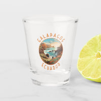 Galapagos Islands Retro Distressed Circle