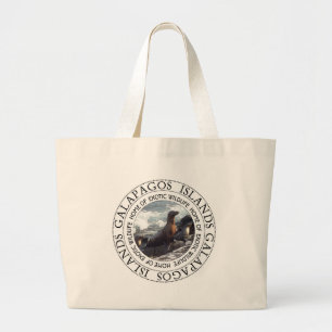 Galapagos Islands Seal Large Tote Bag