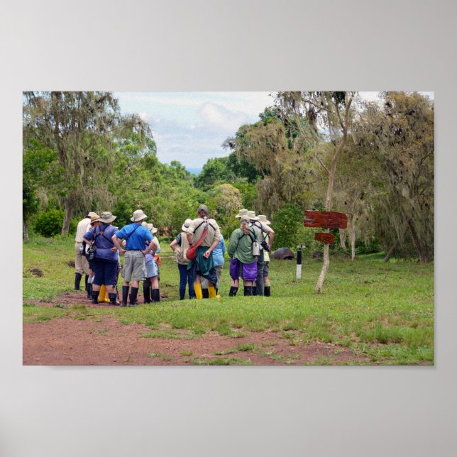 Galapagos Islands Tourists Poster (Front)