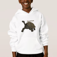 Galapagos land tortoise illustration 
