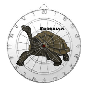 Galapagos land tortoise illustration  dartboard
