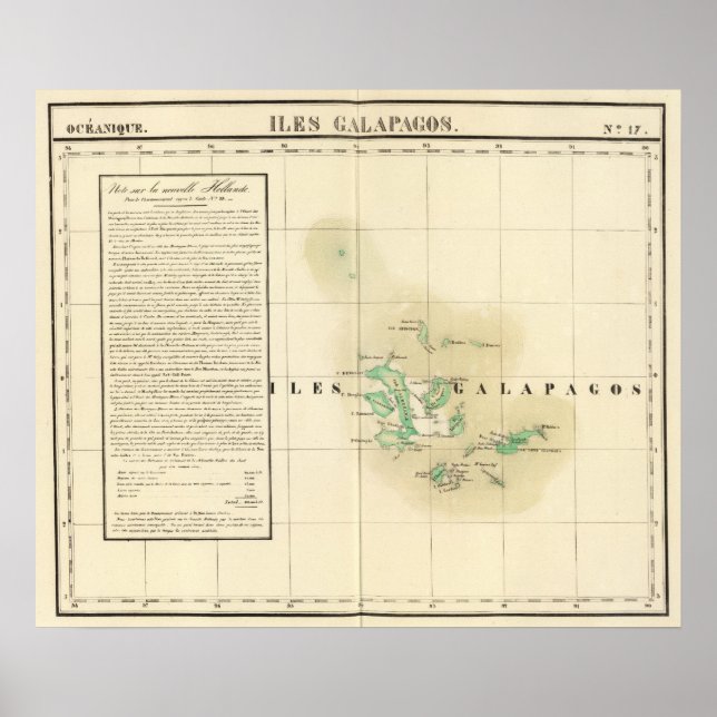 Galapagos Oceania no 17 Poster (Front)