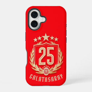 Galatasaray 2025 Championship Poster iPhone 16 Case