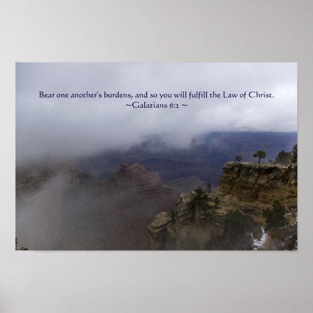 Galates 6:2 Poster (Devant)