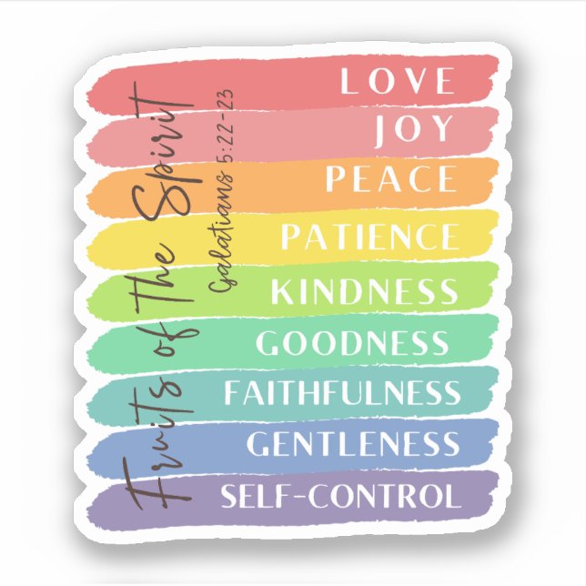 Galatians 5:22-23 Fruit of the Spirit (Front)