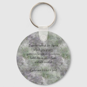 Galatians 5:22-23 ~ Fruit of the Spirit Keychain