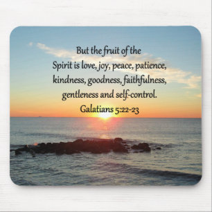 GALATIANS 5 FRUITS OF THE SPIRIT MOUSE PAD