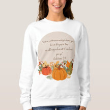 Galatians 6:9 Harvest Autumn Fall Thankful Pumpkin