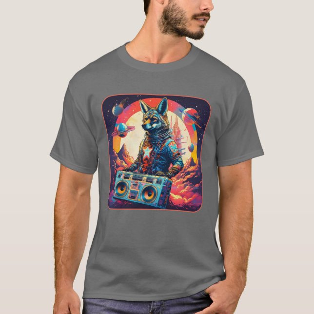 Galatic Coyote T-Shirt (Front)