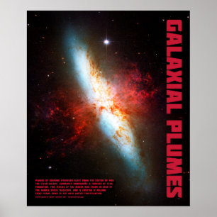 Galaxial Plumes Poster
