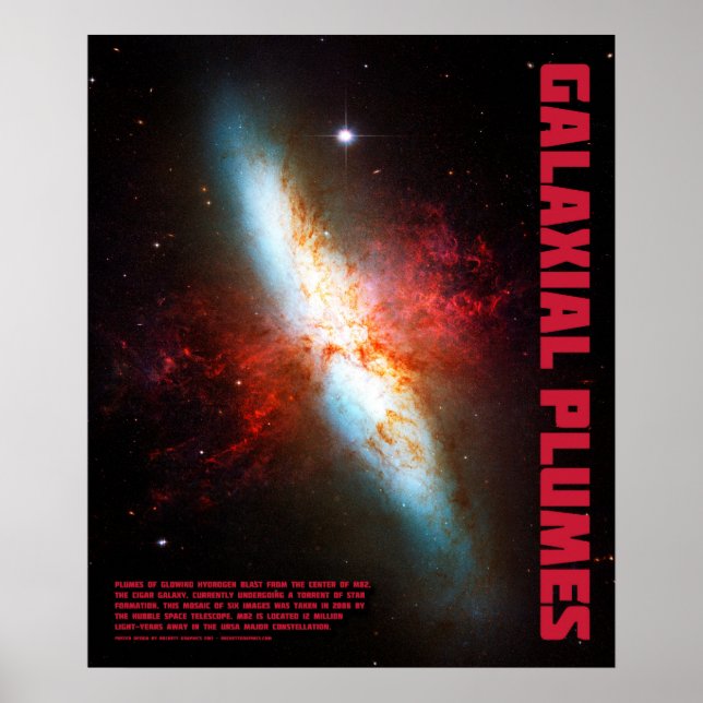 Galaxial Plumes Poster (Front)