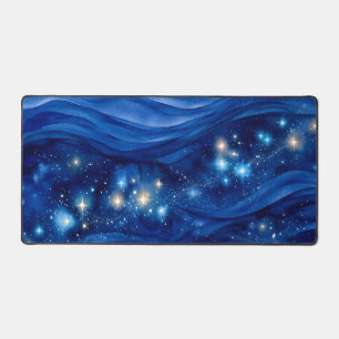 Galaxie aquarelle saphir de minuit