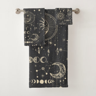 Galaxie céleste Motif occulte