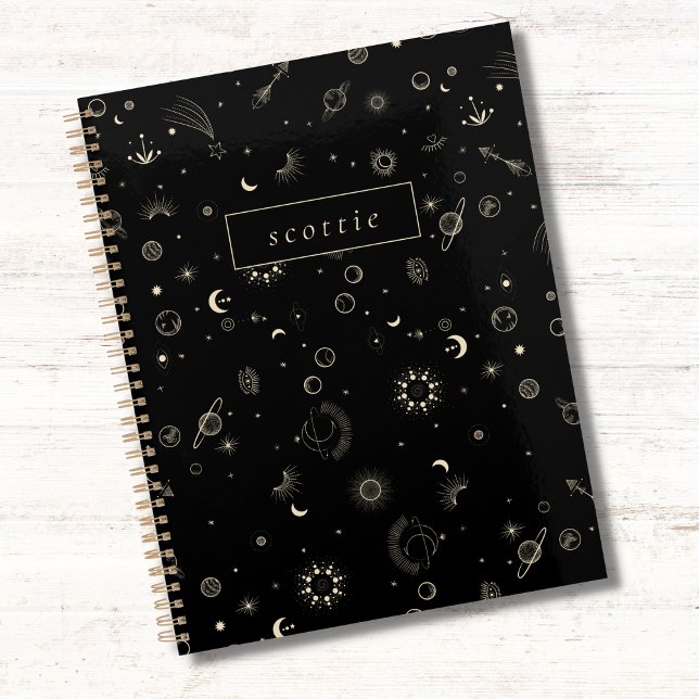 Galaxie céleste noire moderne Starry Night (Créateur téléchargé)