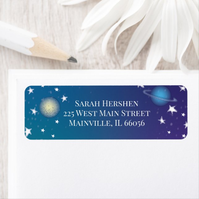 Galaxie du Baby shower spatial (En situation)