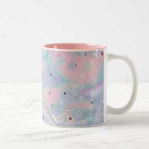 Galaxie motif abstraite Mug à café à deux tons